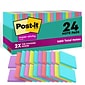 Post-it Super Sticky Notes, 3" x 3", Supernova Neons Collection, 70 Sheets/Pad, 24 Pads/Pack (654-24SSMIA-CP)