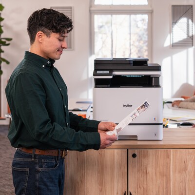 Brother MFC-L8730CDW Wireless Color All-In-One Laser Printer, Best for Business Office