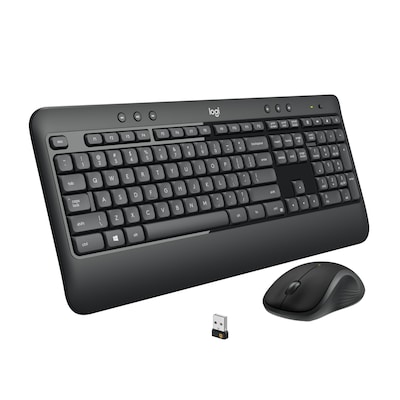 Logitech MK540 Advanced Wireless Keyboard and Mouse Combo, Black (920-008671)