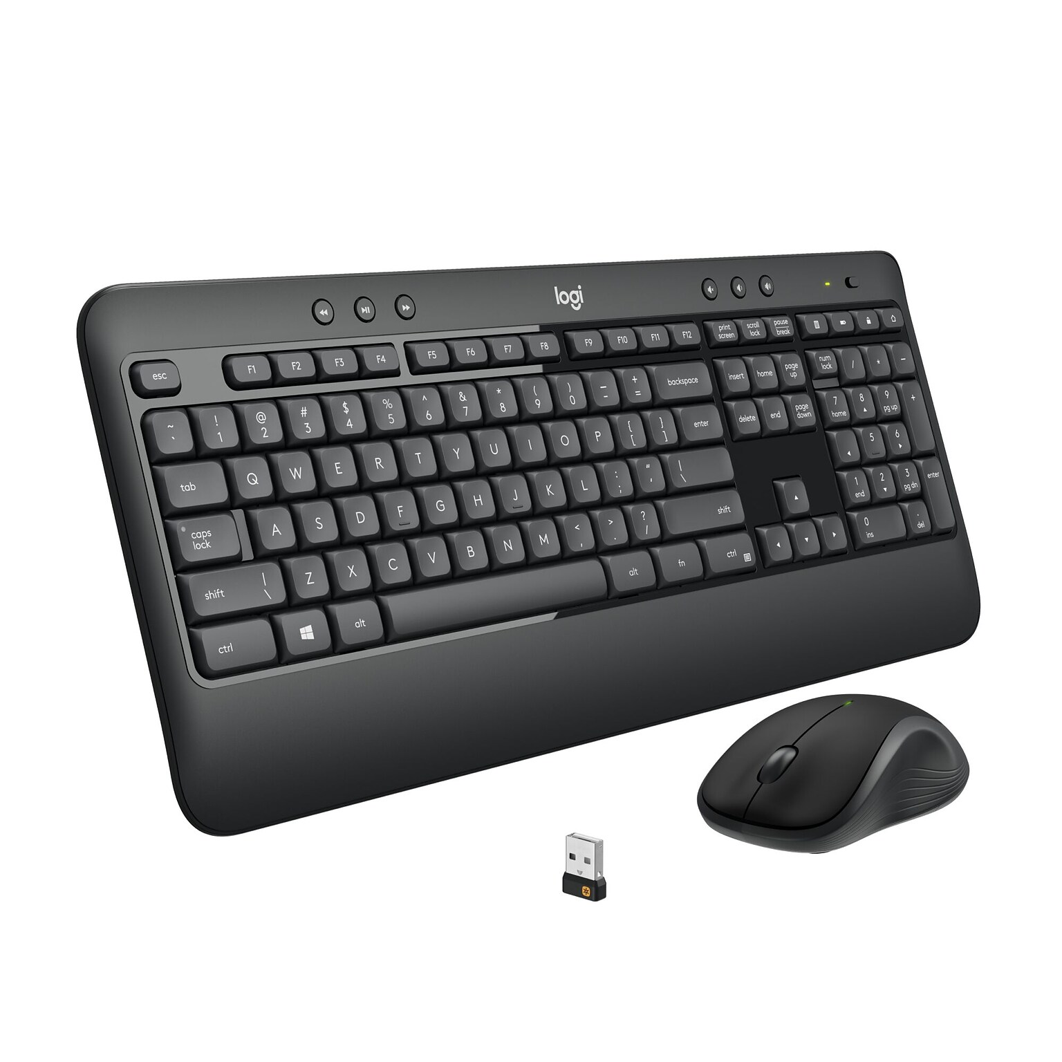 Logitech MK540 Advanced Wireless Keyboard and Mouse Combo, Black (920-008671)