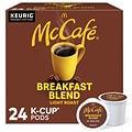 McCafe Breakfast Blend Coffee Keurig® K-Cup® Pods, Light Roast, 24/Box (5000201384)