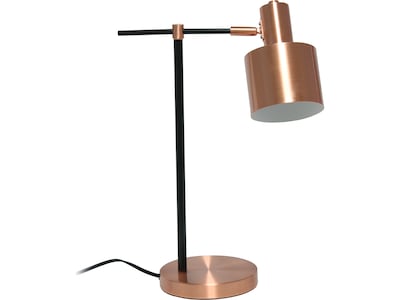 Lalia Home Studio Loft Table Lamp, Rose Gold/Black (LHT-4001-RG)