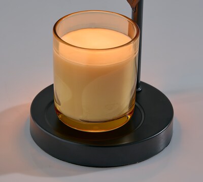 Simplee Adesso Ivy Candlewarmer 14.75" Halogen Table Lamp, Black (SL1193-12)