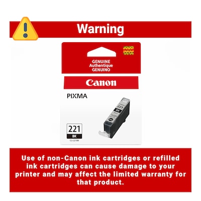 Canon 221 Black Standard Yield Ink Cartridge (2946B001)