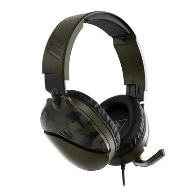 Turtle Beach Recon 70 Gaming Headset for Xbox Series X|S, Xbox One, PS5, PS4, Switch, Mobile and PC, Green Camo (TBS-6455-02)