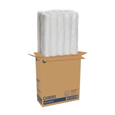 Dixie Reclosable Polypropylene Hot Cup Lid, 10/12/16/20 oz. Cup, White, 1000/Carton (DSL9542)