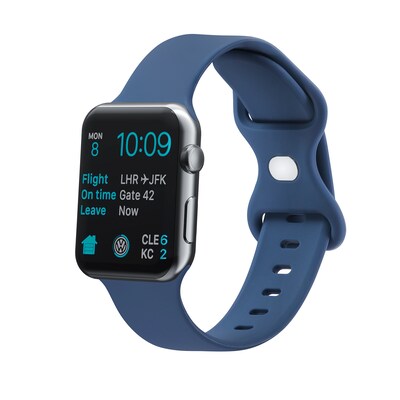 LAX Silicone Band for Apple Watch, Abyss Blue