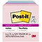Post-it Recycled Super Sticky Notes, 3 x 3, Wanderlust Pastels Collection, 90 Sheets/Pad, 5 Pads/P
