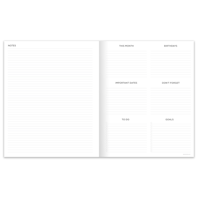 2025-2026 TF Publishing Charming Flowers 9" x 11" Academic Year Monthly Planner, Paperboard Cover, Multicolored (AY26-4500)