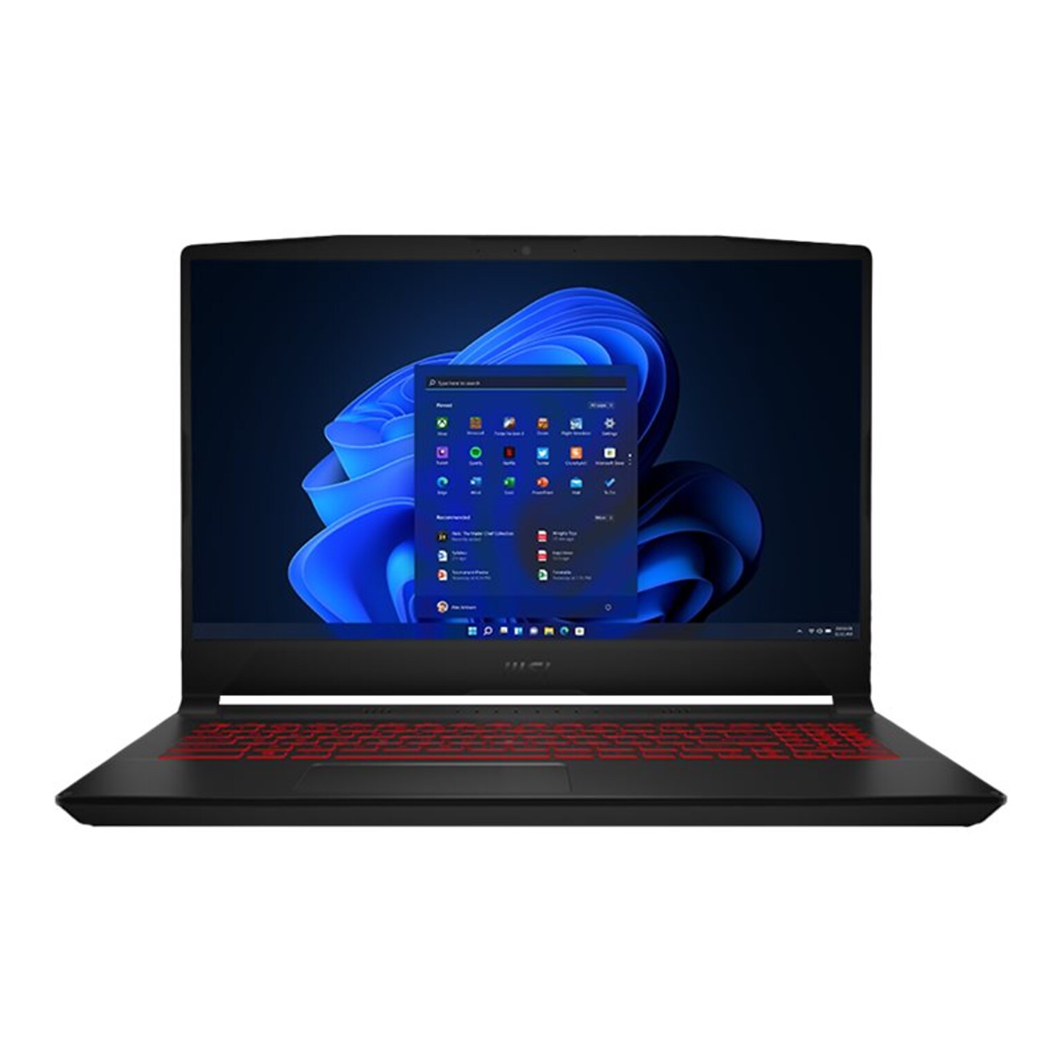 MSI Katana GF66 11UE-031 15.6 Laptop, Intel Core i7 11th, 16GB Memory, 1TB SSD, Windows 10 Home (GF66031)