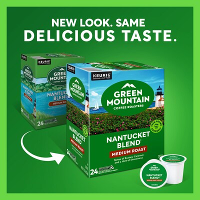 Green Mountain Nantucket Blend Coffee Keurig® K-Cup® Pods, Medium Roast, 24/Box (6663)