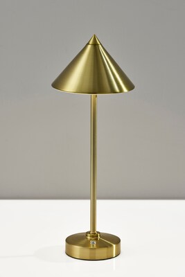 Adesso Ritchie LED Table Lamp, Antique Brass (2601-21)