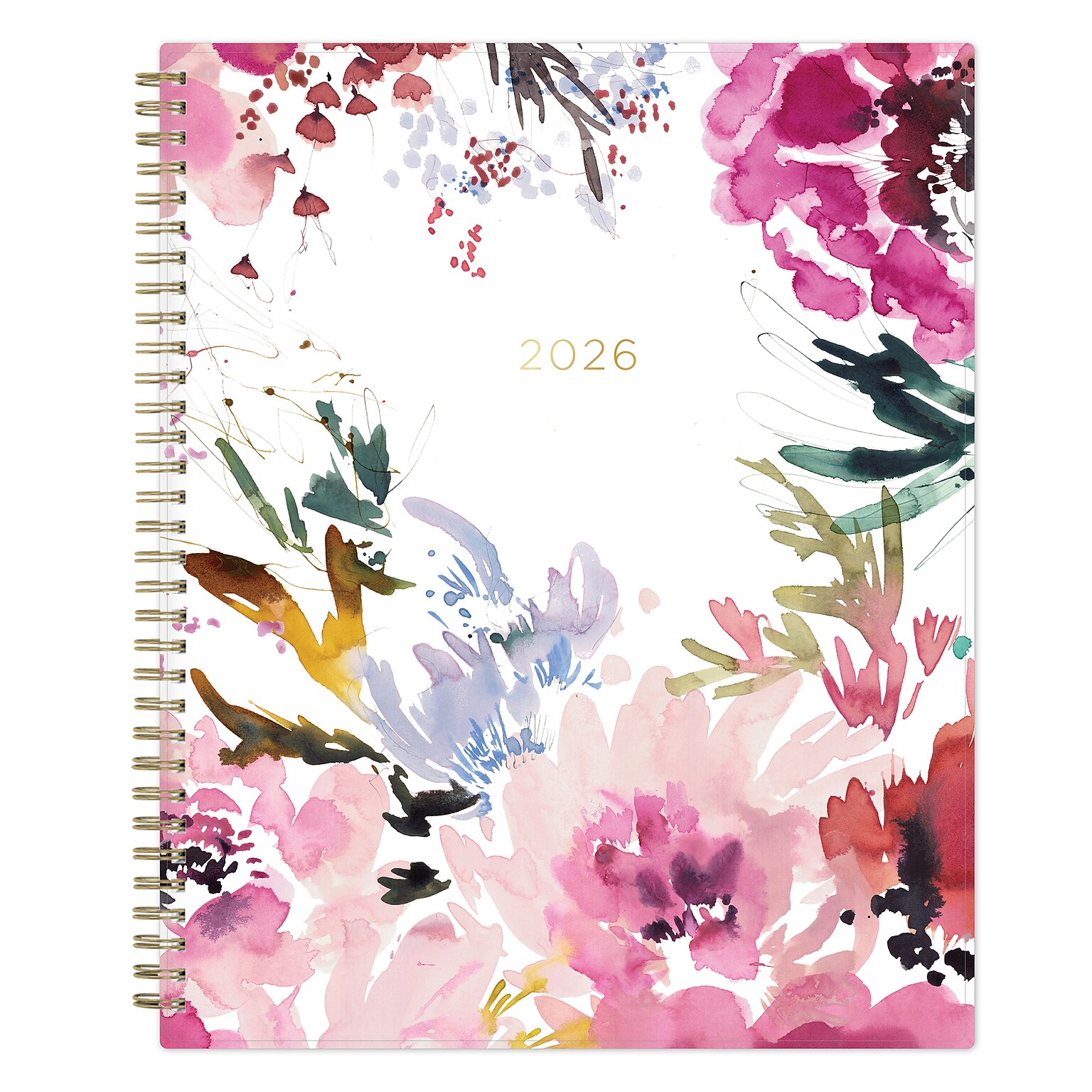 2026 Blue Sky Magenta Blooms 8.5 x 11 Weekly & Monthly Personal Planner (140945-26)