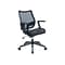 RAYNOR GROUP Sharper Image Ergonomic Mesh Swivel Task Chair, Black (SI-100-BLK)