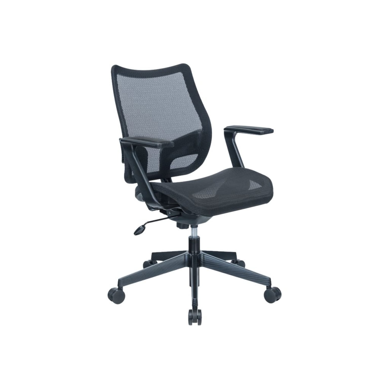 RAYNOR GROUP Sharper Image Ergonomic Mesh Swivel Task Chair, Black (SI-100-BLK)