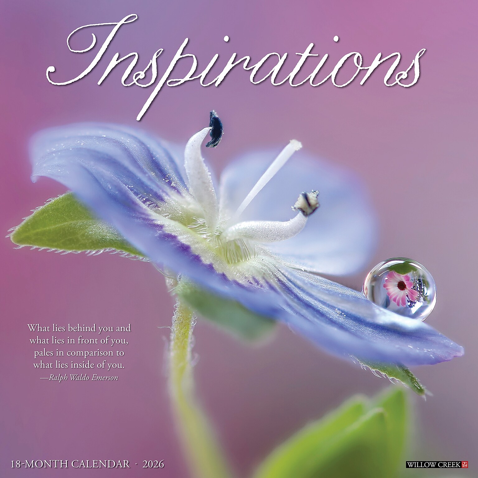2026 Willow Creek Inspirations 12 x 12 Monthly Wall Calendar (51566)