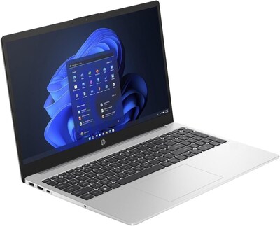 HP 255 G10 15.6" Laptop, AMD Ryzen 5, 2 Ghz, 16GB RAM, 512GB SSD, 7 Hour Battery, Windows 11 Pro, Silver (BH0Z6UA-W11P)