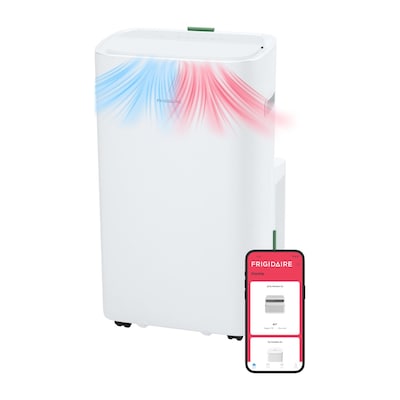 Frigidaire 115-Volt 14000 BTU 10000 (BTU DOE) Portable Air Conditioner, WiFi Enabled, White (FHPH142AA1)