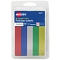 Avery Hand Written Identification & Color Coding Labels, 0.5Dia., Blue/Gold/Green/Red/Silver, 440/P
