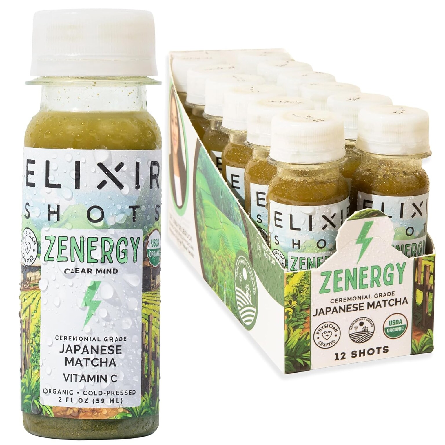 Elixir Zenergy Shots, 2 oz., 12/Pack (220-02693)
