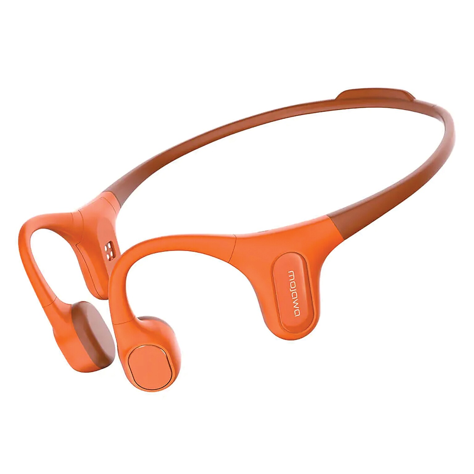 Mojawa Run Plus Wireless Noise Canceling Bone-Conduction Open-Ear Waterproof Headphones, Bluetooth, Orange (RP-OE-GL-01)