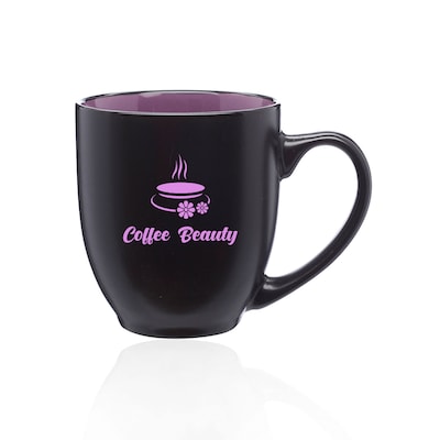 BISTRO TWO-TONE CERAMIC MUG 16 OZ