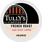Tully's French Roast Coffee Keurig® K-Cup® Pods, Dark Roast, 96/Carton (700285)
