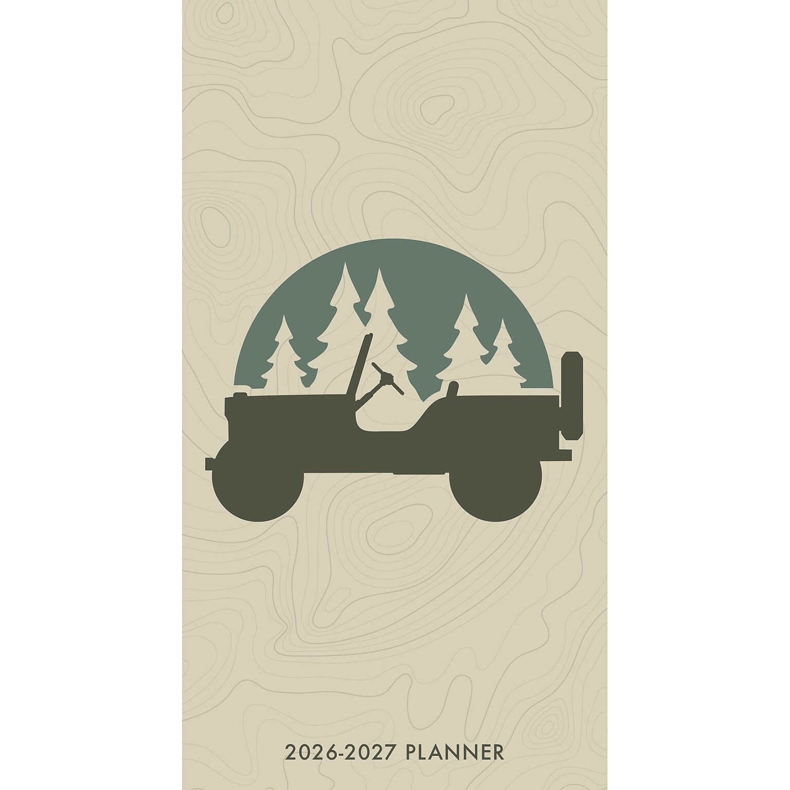 2026-2027 Willow Creek Jeep 3.5 x 6.5 Monthly Planner, Paperboard Cover (56585)