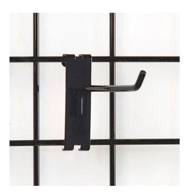 Gridwall Hook, Black, 4