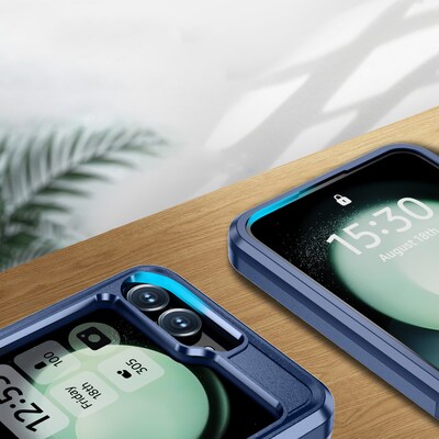 SaharaCase Raider Phone Case for Galaxy Z Flip6, Shock Absorbing, Desert Blue (CP00589)