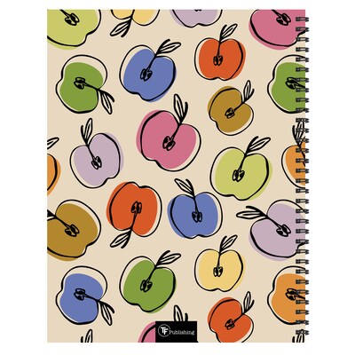 2026-2027 TF Publishing Apples 9" x 11" Teacher & Home School Planner (AY27-9500)