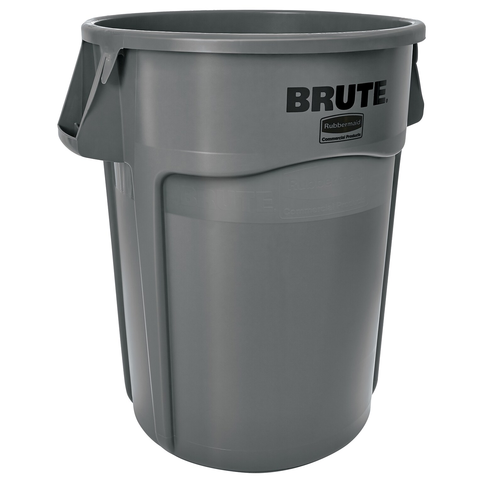 Rubbermaid Plastic Trash Can, 44 Gallon, Gray (FG264360GRAY)