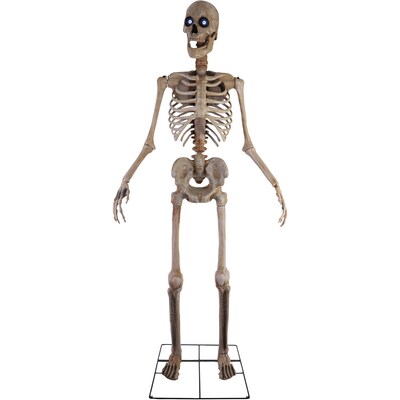 Haunted Hill Farm 8 Tall Motion-Activated Towering Skeleton (HHTWRSKEL-2FLSA)