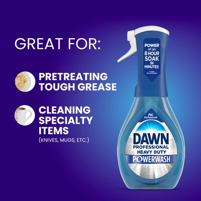 Dawn Professional Heavy Duty Powerwash Commercial Dish Soap Spray, 16 Fl. oz. (12300)