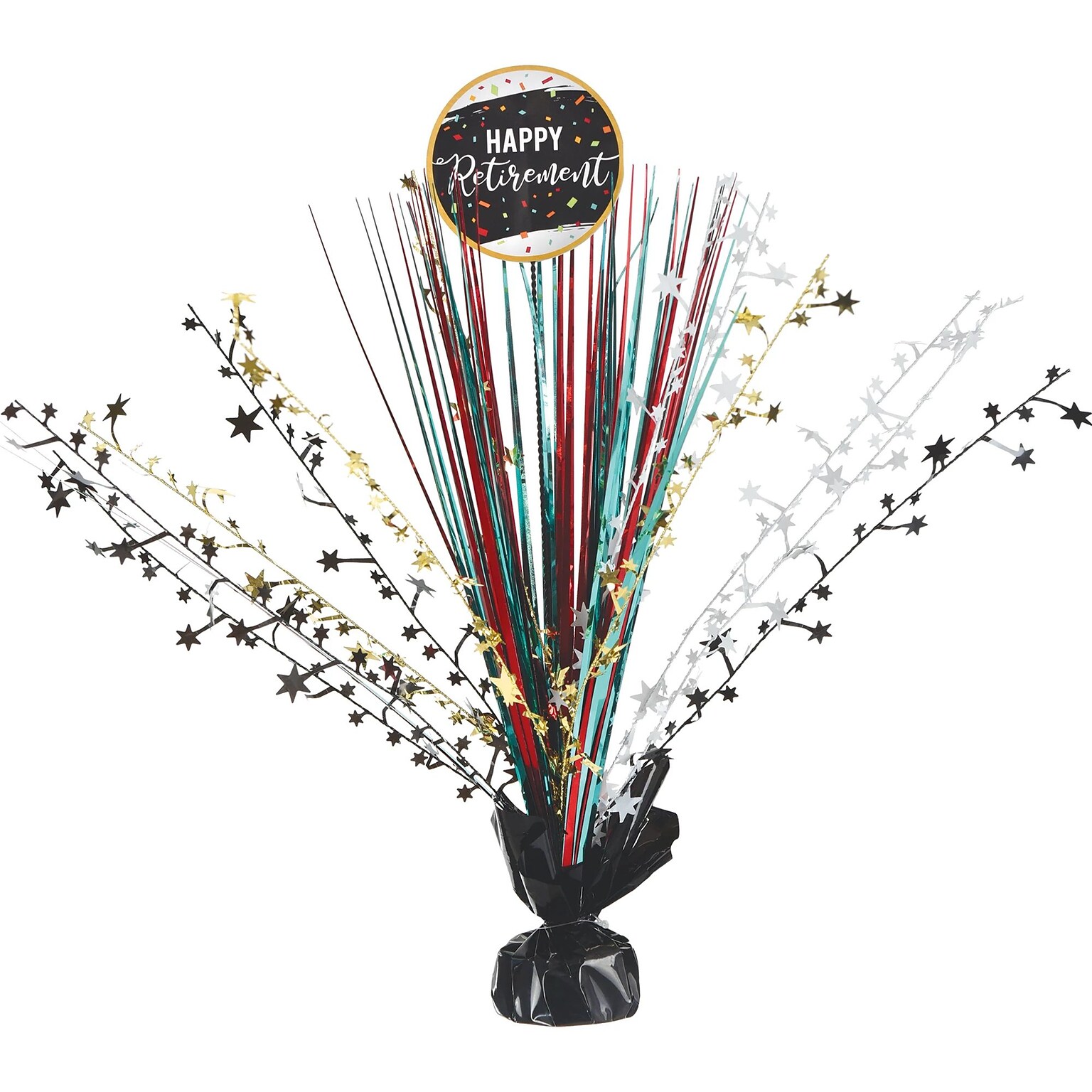 Party City Retirement Spray Table Centerpiece, Multicolored (AM111782)