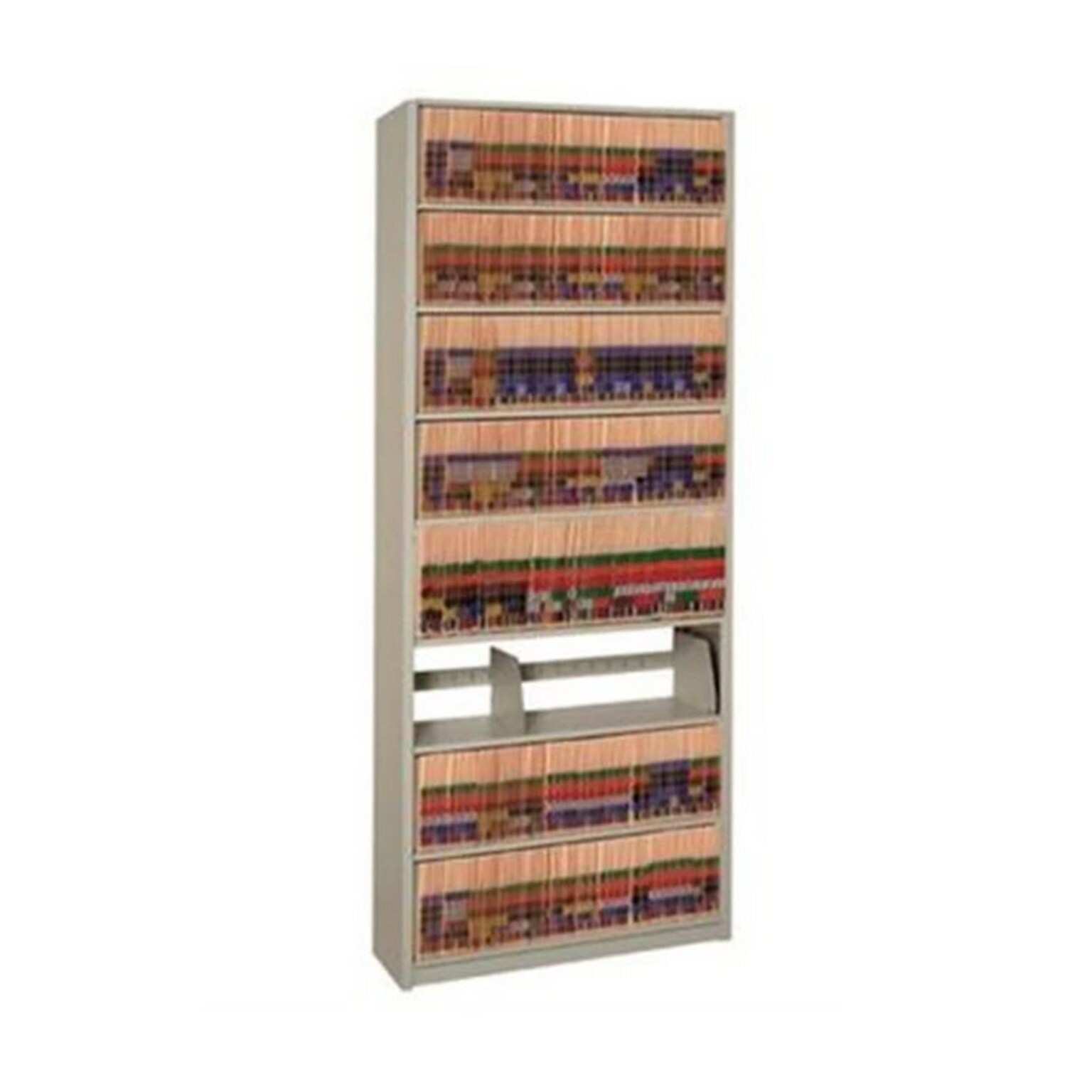 Datum 4-Post Open Shelf Single View; 7- Tier Starter Unit (761236-S7P)