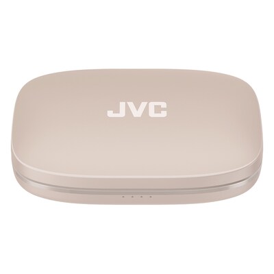 JVC Nearphones Wireless Noise Canceling Over-Ear Earphones, Bluetooth, Sand Beige (JVCHANP50TC)