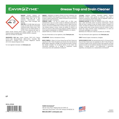 Betco Envirozyme Grease Trap and Drain Cleaner Blocks, Green, 8 oz., 64/carton (BETZ320C1400)