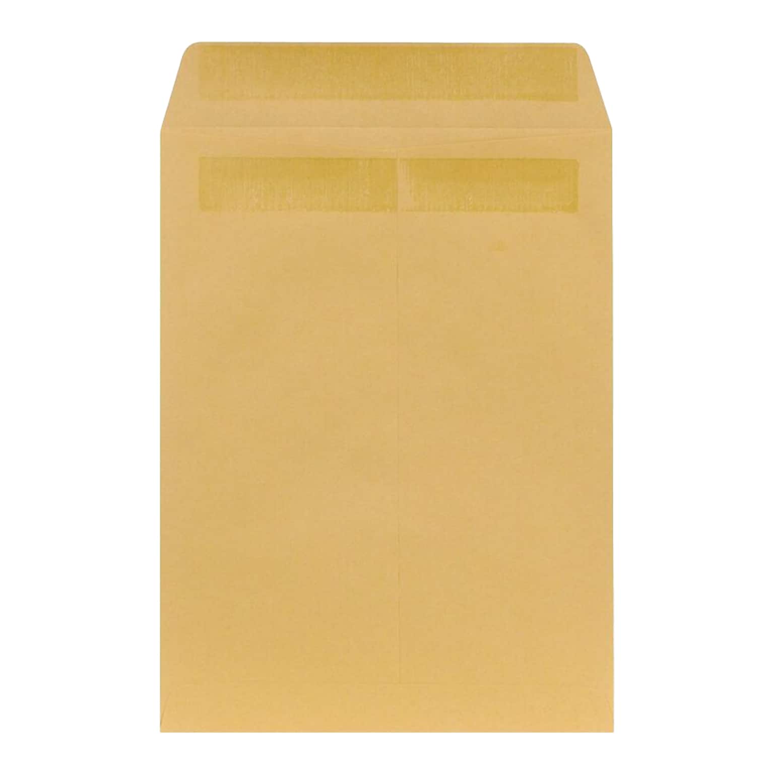 Staples 9 x 12 Self-Seal Catalog Envelopes, Brown Kraft, Heavy-Duty Mailing Envelopes, Secure Peel & Seal Closure, 250/Box