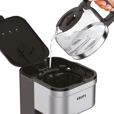 Krups Simply Brew 5-Cups Automatic Drip Coffee Maker, Stainless Steel (KM202855)