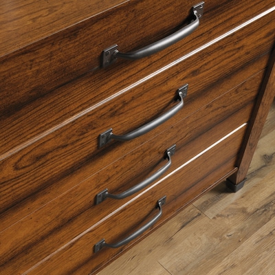 Sauder Carson Forge 2-Drawer Lateral File Cabinet, Letter/Legal Size, 29.5"H x 34.5"W x 20.38"D, Washington Cherry (422034)