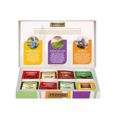 Twinings Classics Collections Gift Box Assorted Tea Bags, 48/Box (F15499)