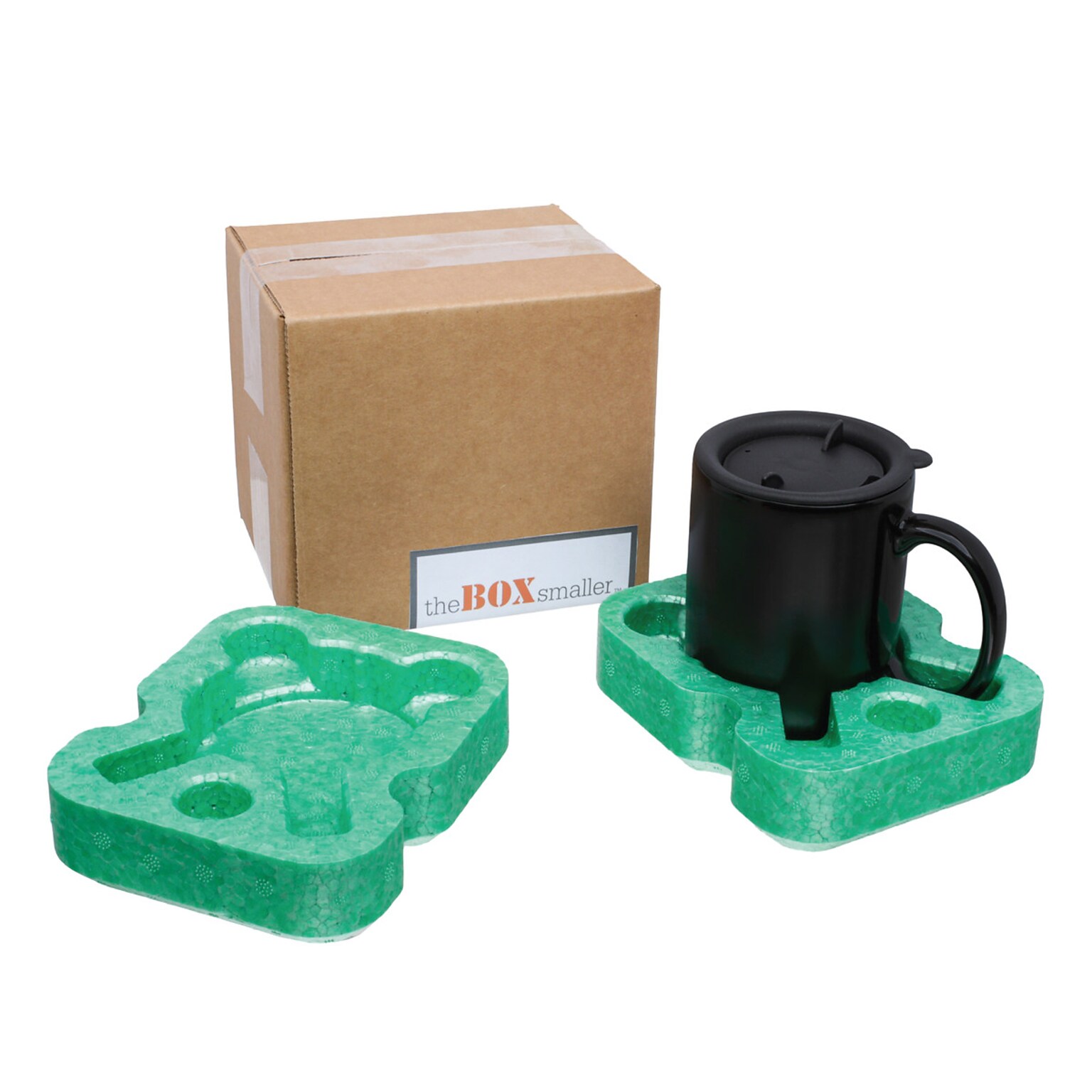 6 x 6 x 5 Mug 15oz. Shipping Box, 200# Mullen Rated, Kraft (E04800-15)