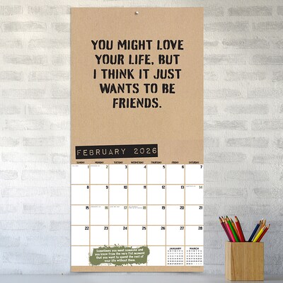 2026 TF Publishing Of Sarcasm 12" x 12" Monthly Wall Calendar (26-1100)