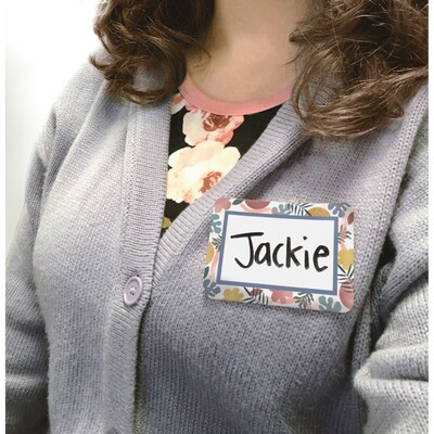Teacher Created Resources Wonderfully Wild Name Tags/Labels Multi-Pack, 36/Pack, 6 Packs (TCR6691-6)