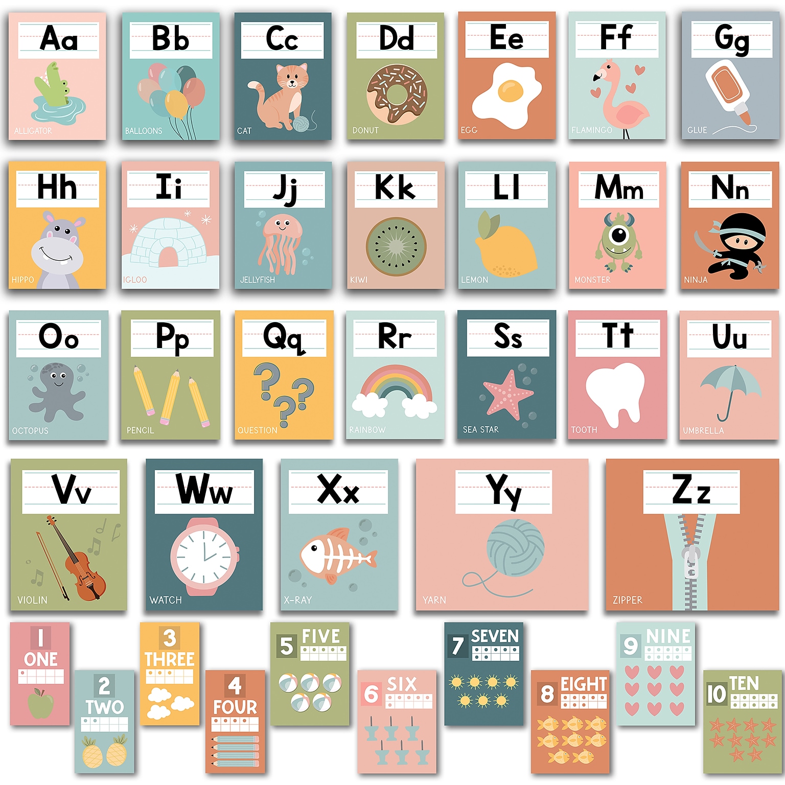 Hadley Designs 14 Letters and Numbers, 12/Set (HDDX004BDT9M3)