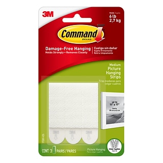 Command 4-pack White Mini Picture Hanging Stabilizing Strips