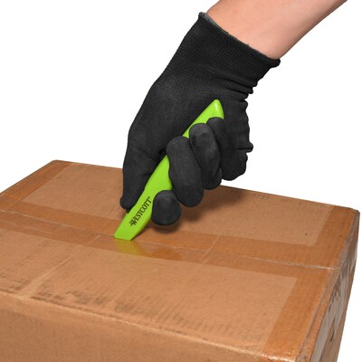 Westcott Full Size Safety Cutter Non Replaceable, Green, 12/Pack (00659)