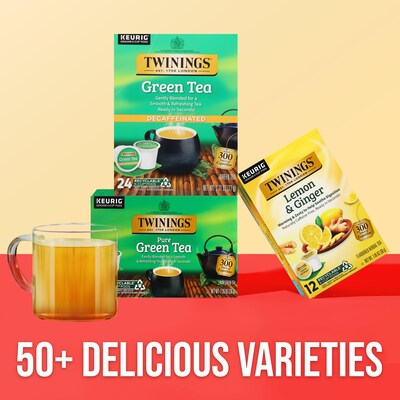 Twinings Decaf Green Tea, Keurig® K-Cup® Pods, 24/Box (TNA90557)