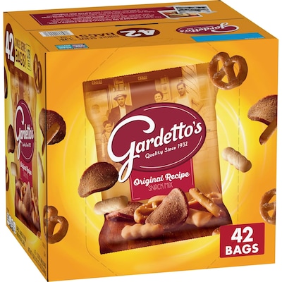 Gardettos Original Snack Mix, 1.75 oz., 42 Bags/Carton (GEM49448)